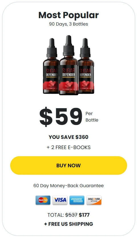 Sugar Defender order 5