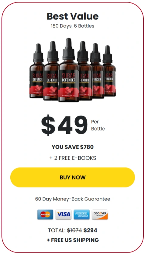 Sugar Defender order 2